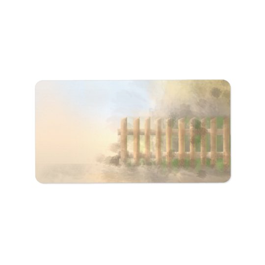 summer haze landscape design address label