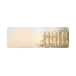 summer haze landscape design return address label