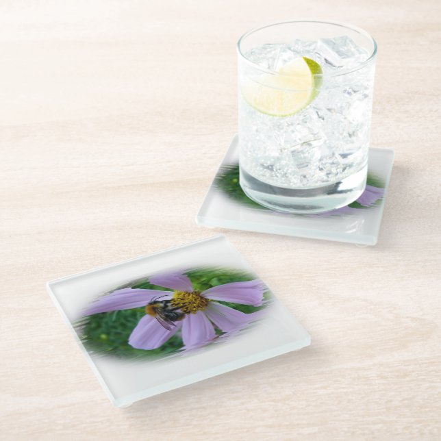 Summer heat glass coaster (Angled)