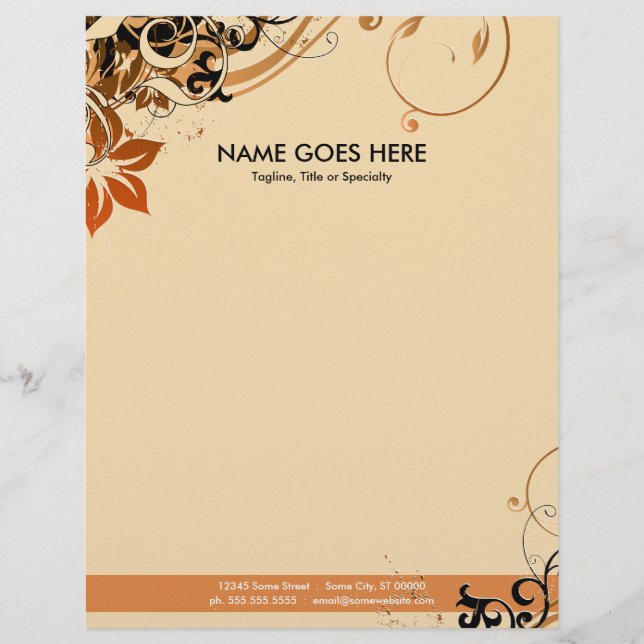 summer hi-fi customised letterhead (Front)