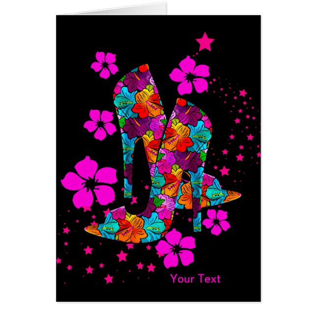 Summer High Heel Shoes Hot Pink Flowers (Front)