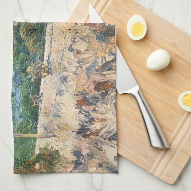 Summer Hills Hiking Dish Towel (Quarter Fold)