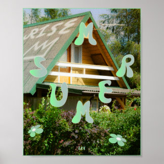 Summer Holiday House Poster