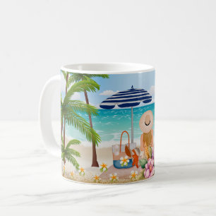 Summer Holiday, Luxury Vacation At The Sea Coffee Coffee Mug
