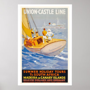 Summer Holiday Tours to South Africa Madeira or Poster