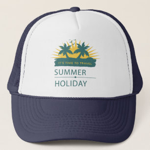 Summer Holiday Vacation Landscape Trucker Hat