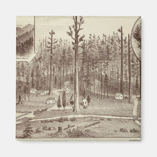 Summer Home, Lewis residence Magnet (Front)