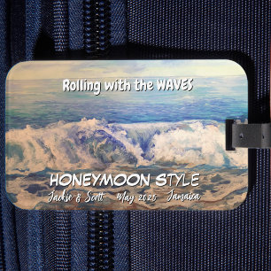 Summer HONEYMOON Cruise PERSONALIZE Luggage Tag