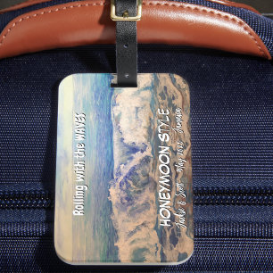 Summer HONEYMOON Cruise PERSONALIZE Luggage Tag
