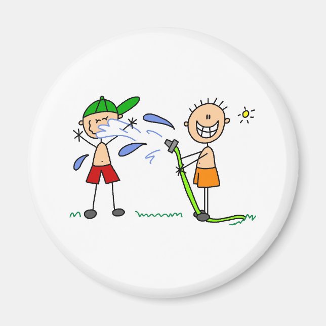 Summer Hose Fight Magnet (Front)