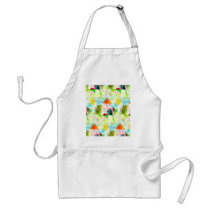 summer house and garden A completely seamless tile Standard Apron