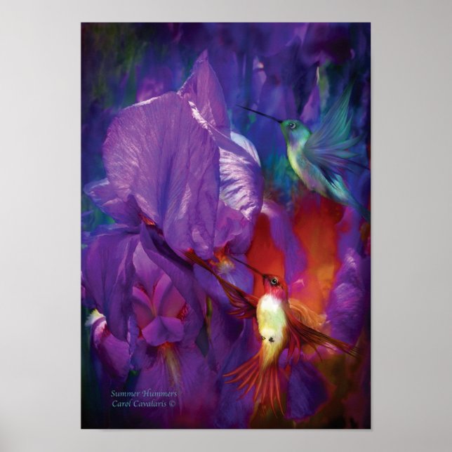 Summer Hummers Art Poster/Print Poster (Front)