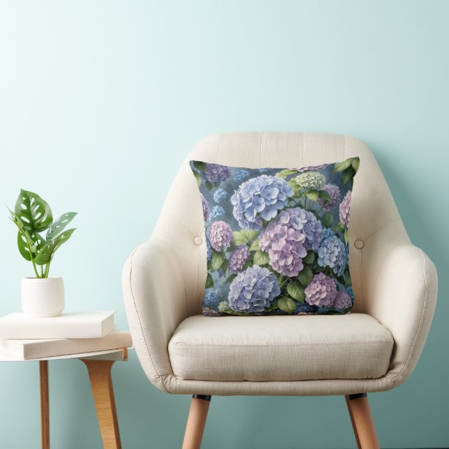 Summer Hydrangea Garden Cushion (Chair)