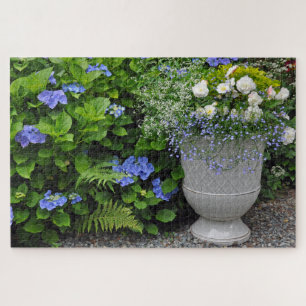 Summer hydrangea garden jigsaw puzzle