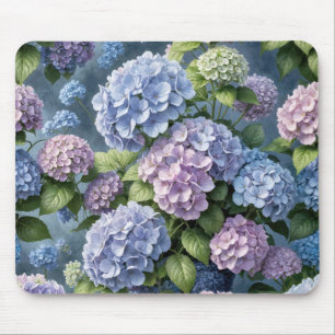 Summer Hydrangea Garden Mouse Pad