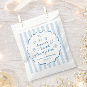 Summer I Turned Twenty-Five 25th Birthday Party Favour Bag