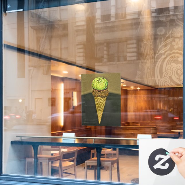 Summer ice cream cone (Cafe Window)