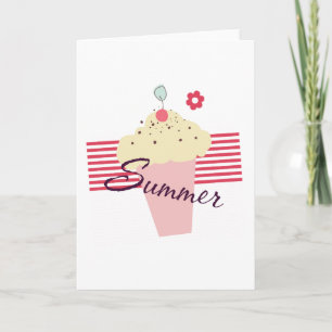 Summer Ice Cream Cone Card