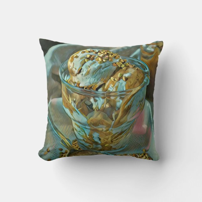 Summer ice cream cone cushion (Front)