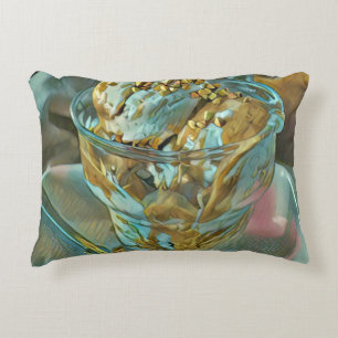 Summer ice cream cone decorative cushion