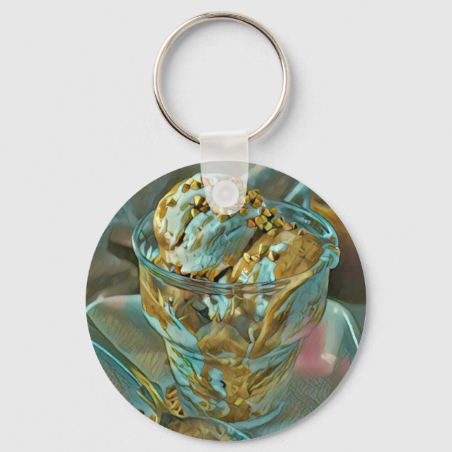 Summer ice cream cone key ring (Front)