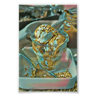 Summer ice cream cone photo print