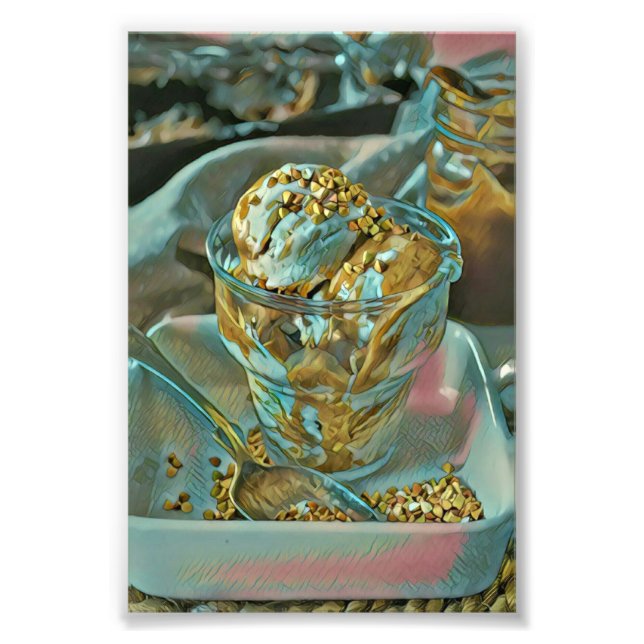 Summer ice cream cone photo print (Front)