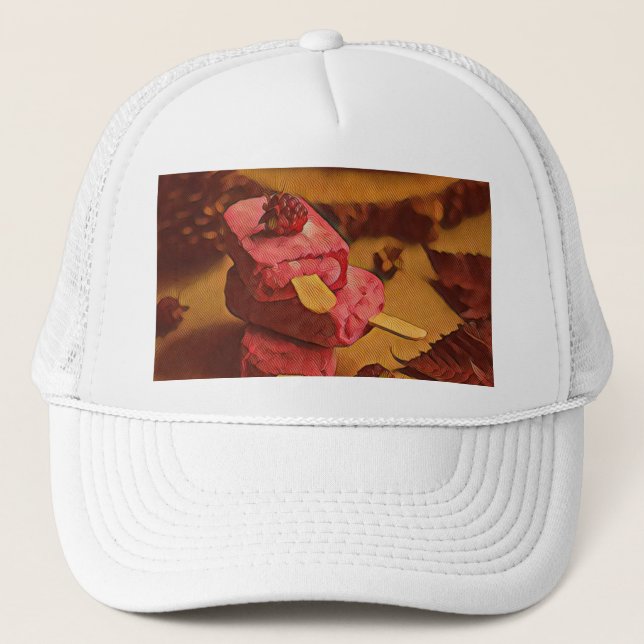 Summer ice cream lovers trucker hat (Front)