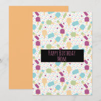 Summer Ice Cream Variety Sprinkle Pattern Birthday