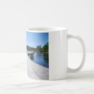 Summer idyll on a lonely Swedish fjord Coffee Mug