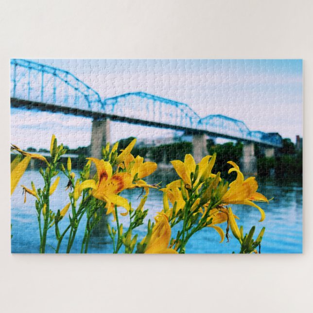 Summer in Chattanooga - Walnut Street Bridge 20x30 Jigsaw Puzzle (Horizontal)