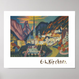 Summer in Davos by E.L. Kirchener (1925) Poster