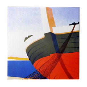 Summer in Italy Vintage Travel Tile