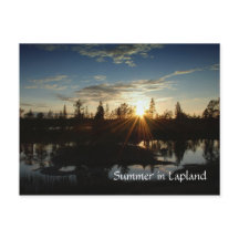 Summer in Lapland - Postcard