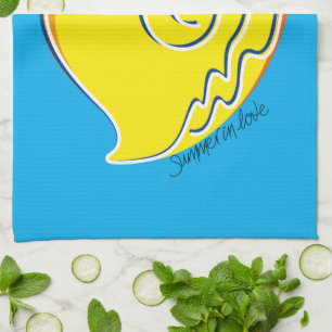 Summer in Love -The chef's special - Personalised Tea Towel