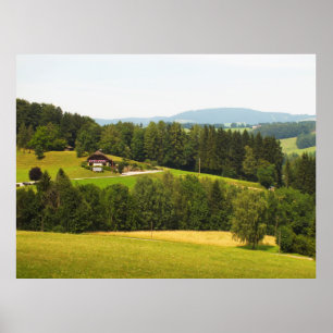 Summer in the Austrian countryside Poster