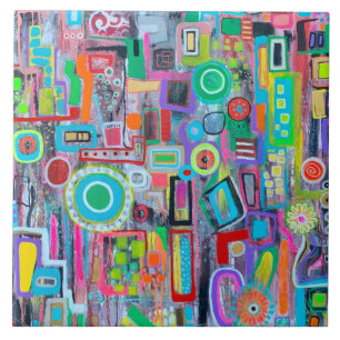 Summer in the City 6 x 6 Ceramic Tile