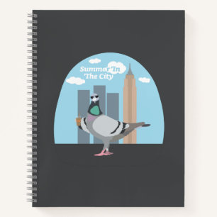Summer In The City Spiral Notebook