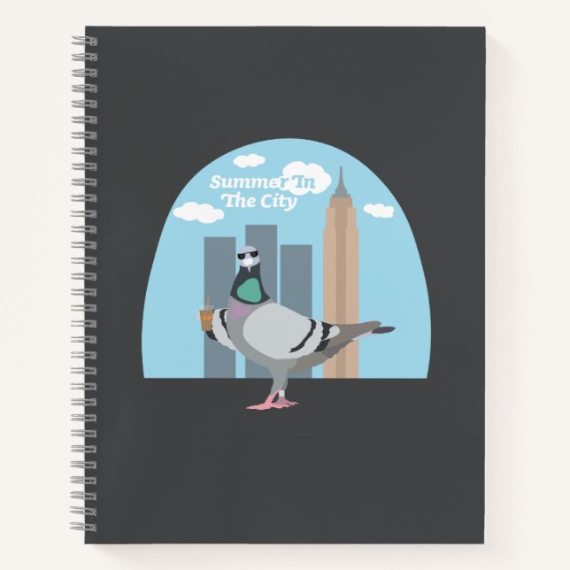 Summer In The City Spiral Notebook (Front)