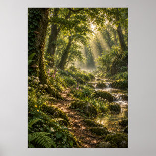 Summer in the Fourfold Forest Poster