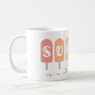 Summer is a State of Mind – Ice Cream Popsicle Coffee Mug