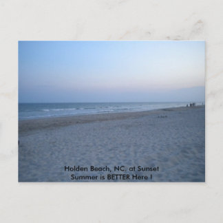 Summer is better here postcard