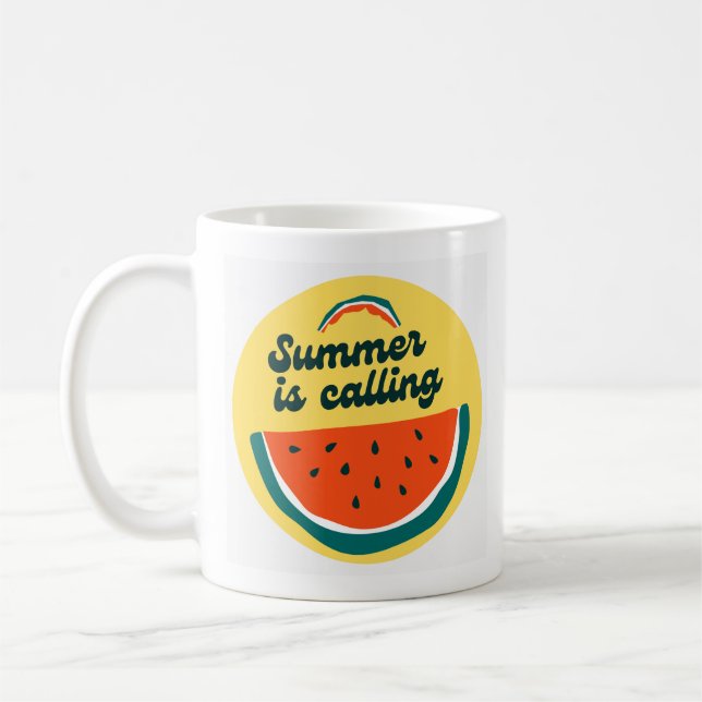 Summer is calling coffee mug (Left)