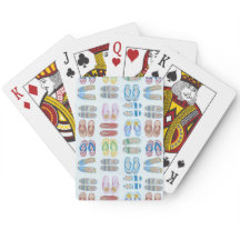 Summer is for Sandals Playing Cards