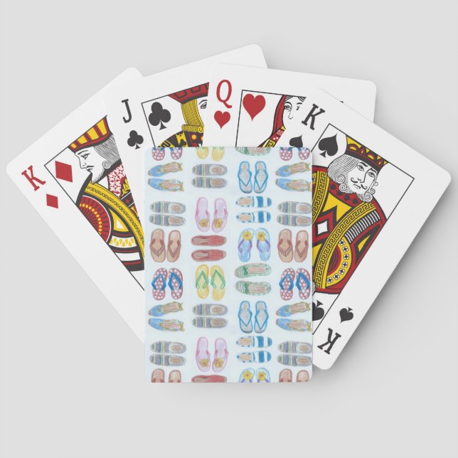 Summer is for Sandals Playing Cards (Back)