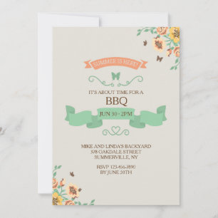 Summer Is Here Invitation