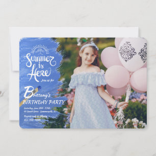 Summer is Here Photo Invitation