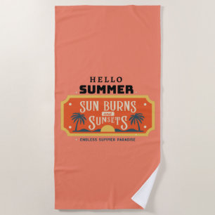 Summer Is My Best Season Favourite Beach Towel