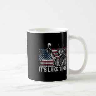 Summer It’s Lake Time Beer Statue Of Liberty 4th O Coffee Mug