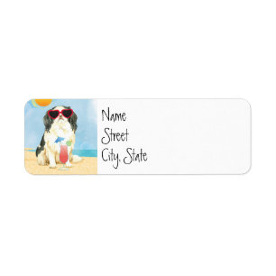 Summer Japanese Chin Label Return Address Label
